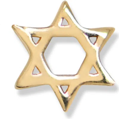 Anzie Love Letter Mini Star Of David Single Stud Earring