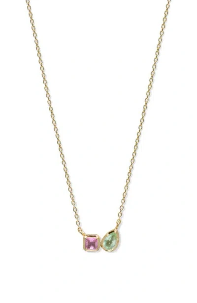 Anzie Melia Toi Et Moi Pendant Necklace In Gold