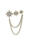 Anzie Morgan North Star Drop Earrings In Gold