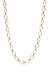 Anzie Rectangle Link Chain Necklace