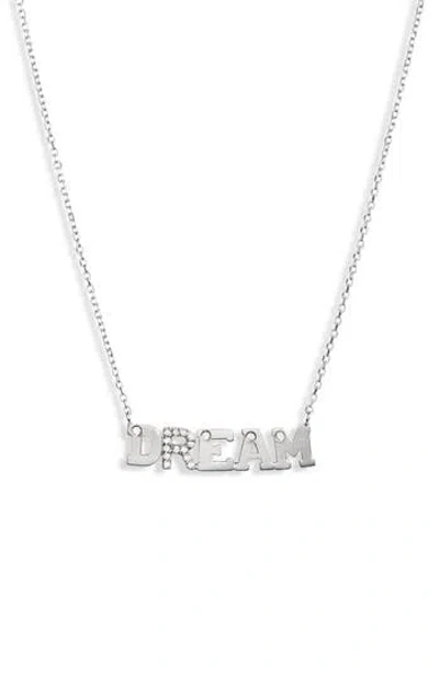 Anzie Typewriter Dream Sapphire Pendant Necklace In Metallic