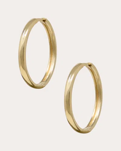 Anzie Women's 14k Gold Classique Hoop Earrings In Blue