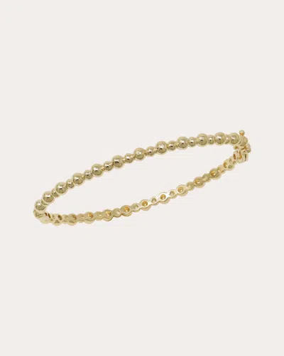 Anzie Women's 14k Gold Dew Drop Bangle In Metallic