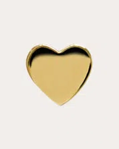Anzie Women's 14k Gold Jac+jo Icon Heart Stud Earring
