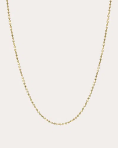 Anzie Women's 14k Gold Mini Ball Chain Necklace