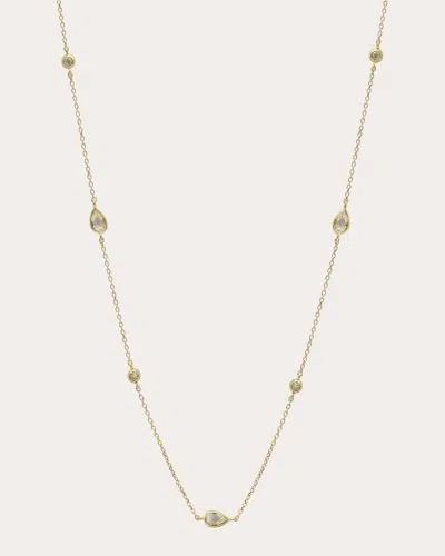 Anzie Women's Topaz Cléo Alice Station Necklace In Gold