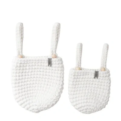 Anzy Home Crib Pocket Organizers In White