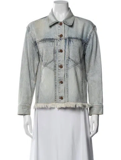 Pre-owned Ao.la Denim Jacket In Blue