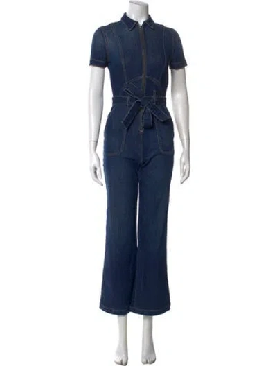 Pre-owned Ao.la Jumpsuit In Blue