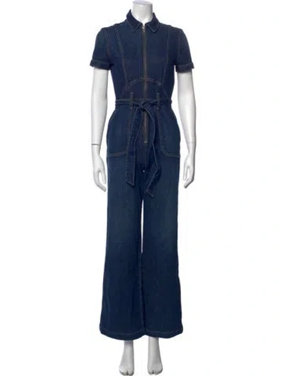 Pre-owned Ao.la Jumpsuit In Blue