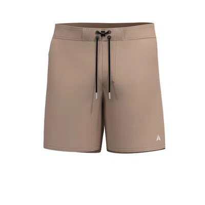 Aora Athletics Men's Essential Swim Short - Pink In Brown