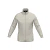 Aora Athletics Men's Performance Jacket - White In Silver