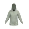 Aora Athletics Oversized Zipper Hoodie - Green In Green