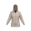 Aora Athletics Oversized Zipper Hoodie - Grey In Gray