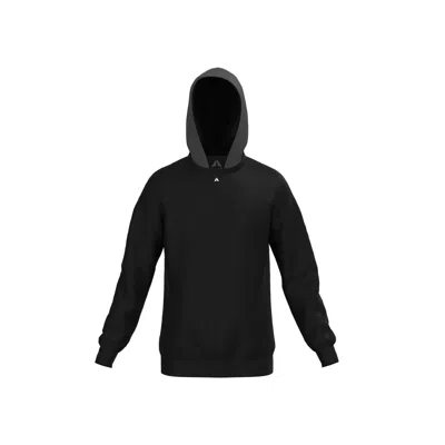 Aora Athletics Unisex Chrome Qaze Bi-color Hoodie - Black