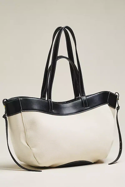 Aota Candy Canvas Tote Bag In Black