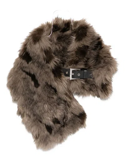 Ap Paris Rowen Scarf In Brown