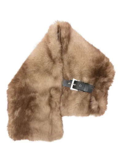 Ap Paris Rowen Scarf In Brown