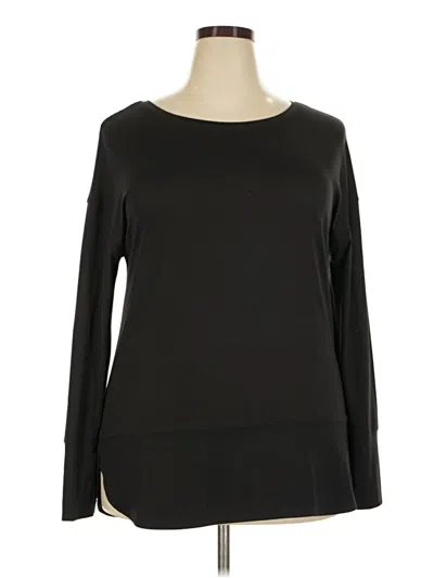 Pre-owned Apana 3/4 Sleeve T-shirt In Black