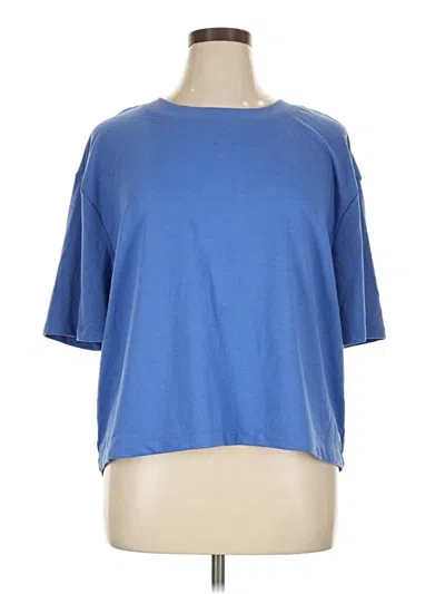 Pre-owned Apana 3/4 Sleeve T-shirt In Blue