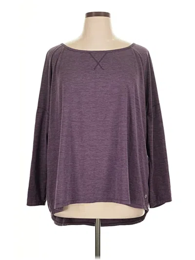 Pre-owned Apana 3/4 Sleeve T-shirt In Purple