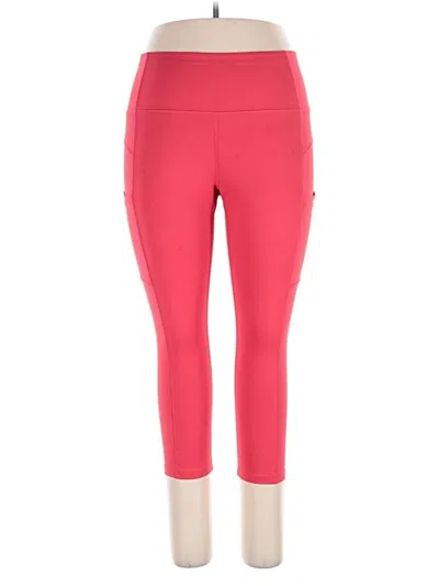 Pre-owned Apana Active Pants In Red
