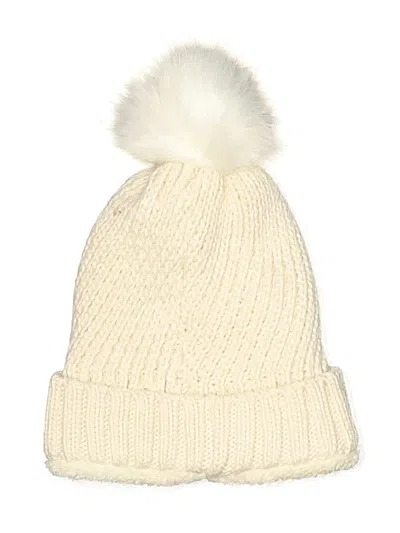 Pre-owned Apana Beanie Hat In Ivory