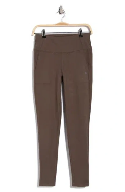 Apana Blissful Pocket Leggings In Metallic