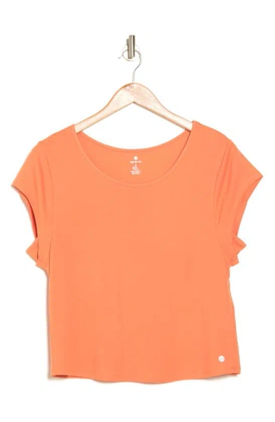 Apana Comforting Crop T-shirt In Orange