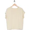 Apana Dolman Sleeve Scuba Knit Top In Summer Sand