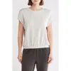 Apana Dolman Sleeve Scuba Knit Top In Vapor