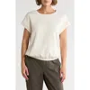 Apana Dolman Sleeve Scuba Knit Top In White