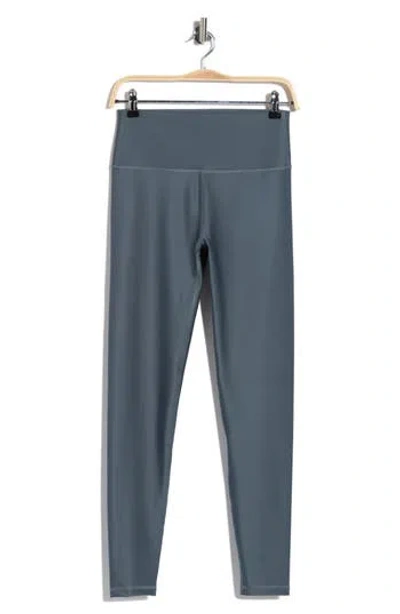 Apana High Rise Shine Leggings In Gray