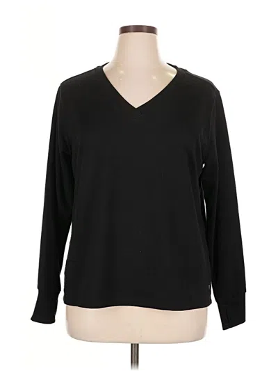 Pre-owned Apana Long Sleeve T-shirt In Black