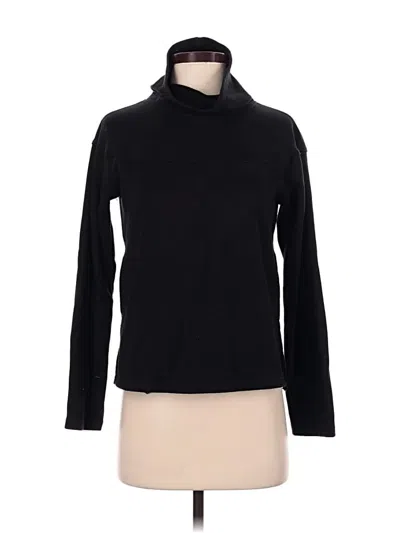 Pre-owned Apana Long Sleeve Turtleneck In Black