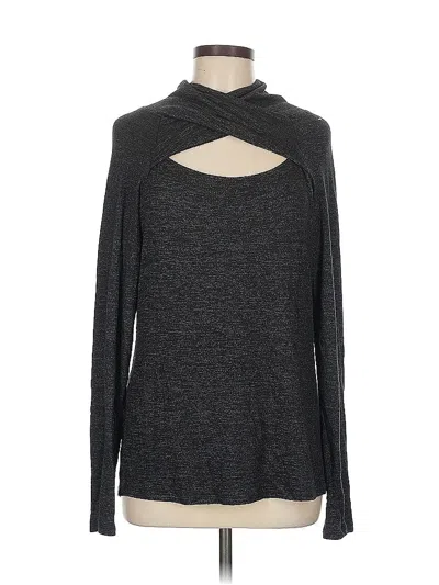 Pre-owned Apana Long Sleeve Turtleneck In Gray