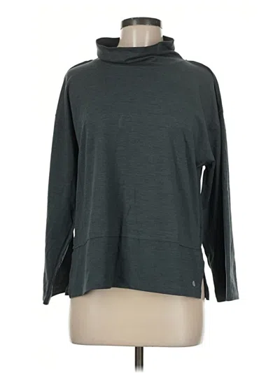 Pre-owned Apana Long Sleeve Turtleneck In Gray