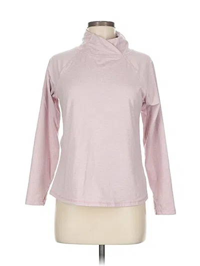 Pre-owned Apana Long Sleeve Turtleneck In Pink
