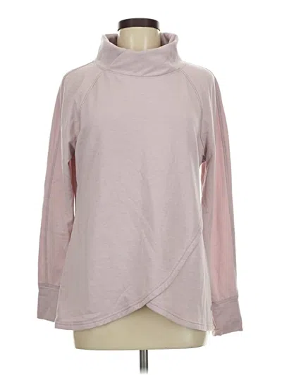 Pre-owned Apana Long Sleeve Turtleneck In Pink