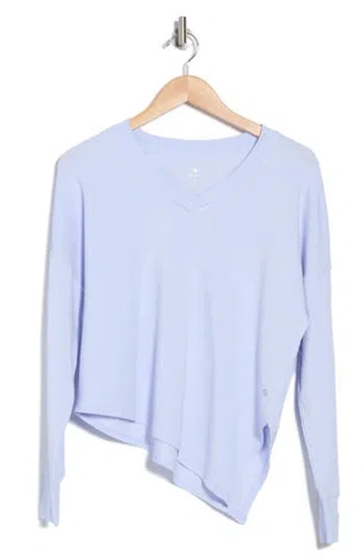 Apana Longevity Asymmetric T-shirt In Pastel Sky