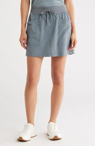 Apana Mirage Nylon Drawstring Miniskirt