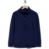 Apana New Heights Long Sleeve Tunic Pullover In Blue