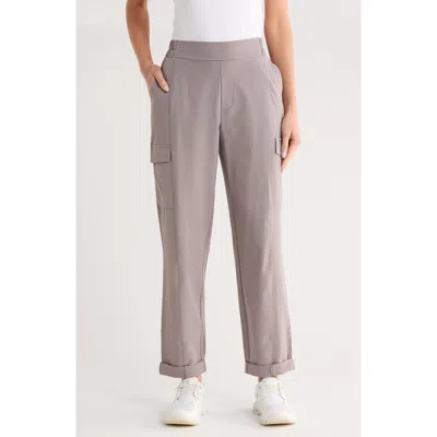 Apana Newport Cuffed Cargo Pants In Brown