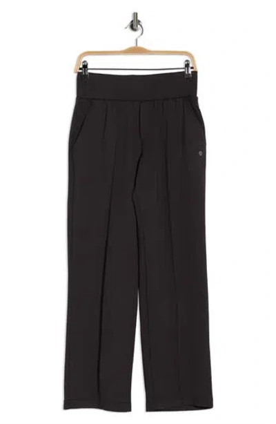 Apana Pintuck Scuba Knit Pants In Gray