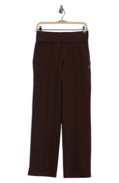 Apana Pintuck Scuba Pants In Brown