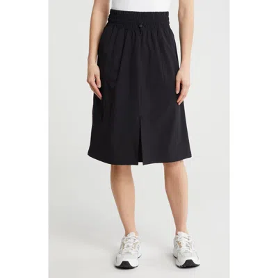 Apana Retreat Long Cargo Skirt In Black