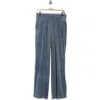 Apana Ribbed Velour Pull-on Pants In Gray