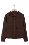 Apana Serene Zip Jacket In Brown