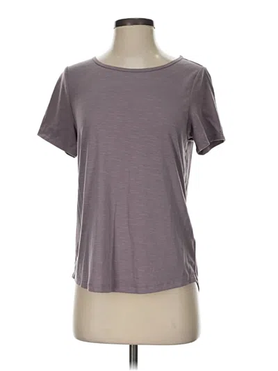 Pre-owned Apana Short Sleeve Top Gray Crew Neck Tops