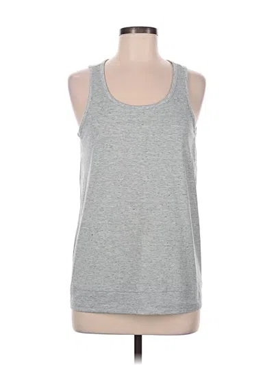 Pre-owned Apana Sleeveless Top Gray Halter Neckline Tops